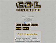 Tablet Screenshot of candlconcrete.net